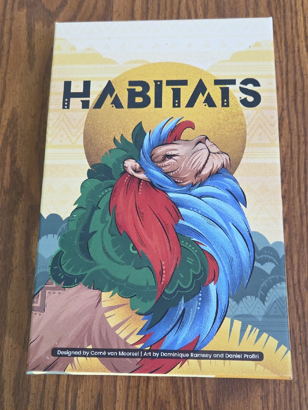 Habitat Strategy Game - Colorful Blue, Red & Green Box